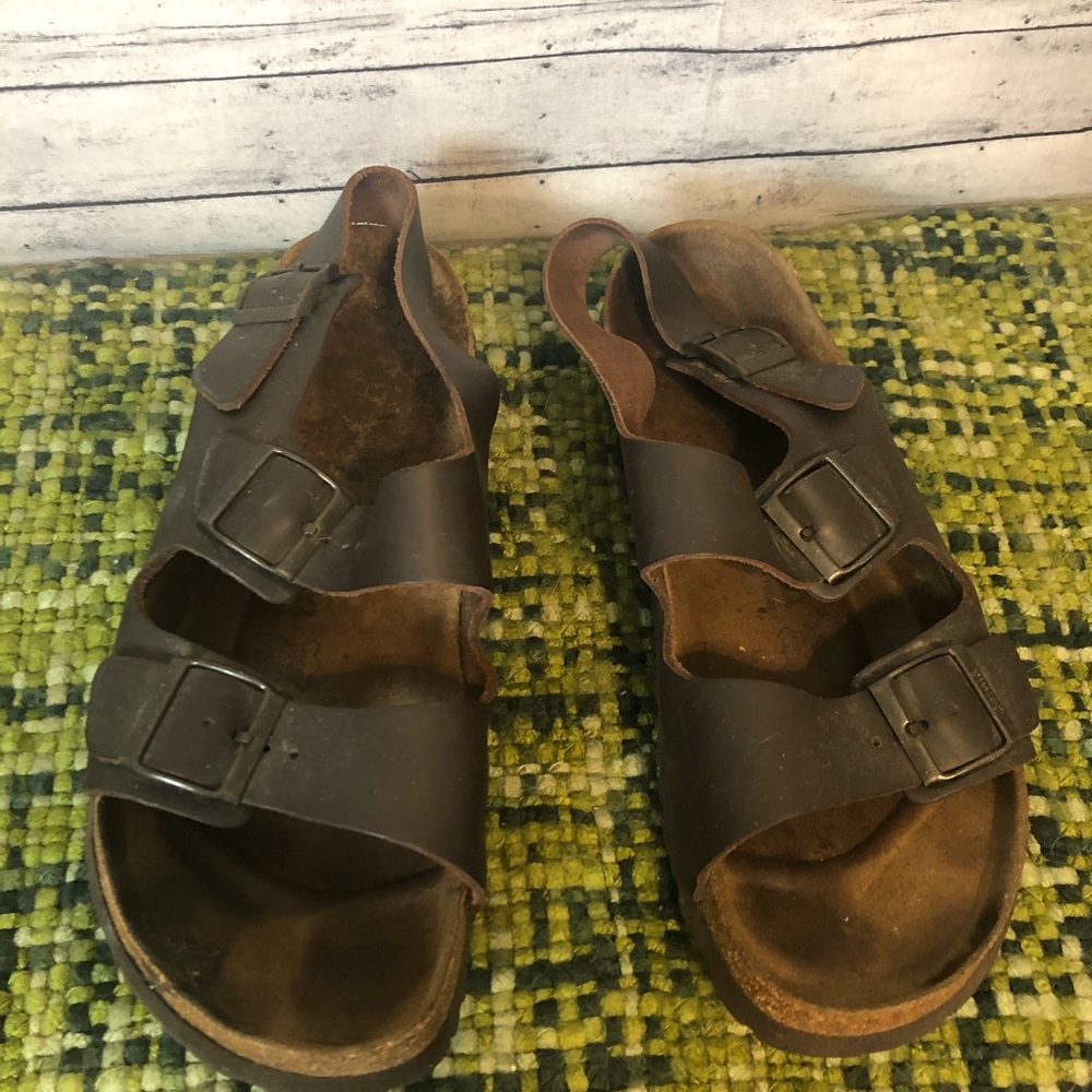 Betula leather sandals